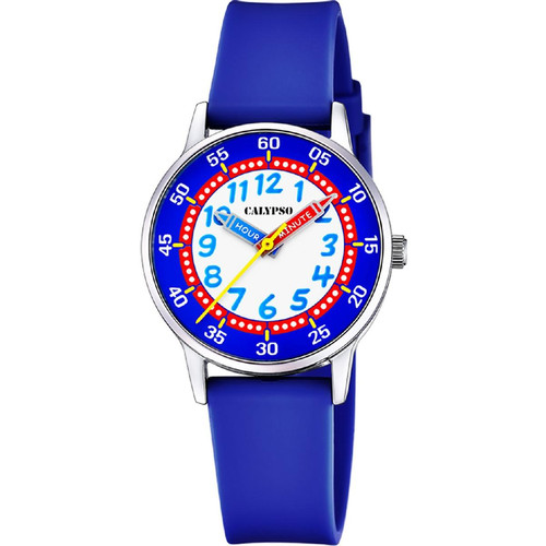 Calypso - Montre fille CALYPSO MONTRES My First Watch K5826-5 - Montre Enfant - Bracelet Bleu