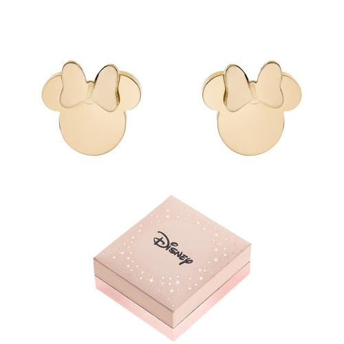 Boucles d'oreilles Fille So Charm Disney - Minnie en acier Doré inoxydable