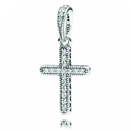 Pandora - Pendentif Croix Scintillante Pandora Passions - Bijoux en argent femme