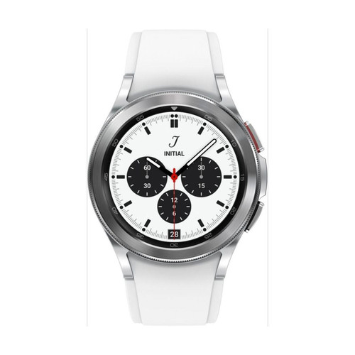Samsung - Galaxy Watch4 Classic - 42 mm - 4G - Argent - Montre Blanche Homme