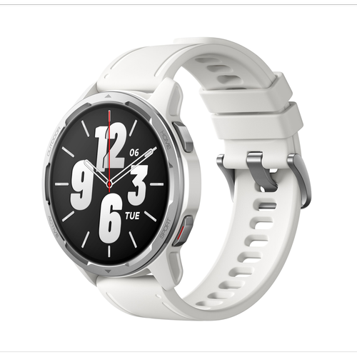 Montre Connectée Femme Xiaomi Watch S1 Active GL - Bracelet Silicone Blanc