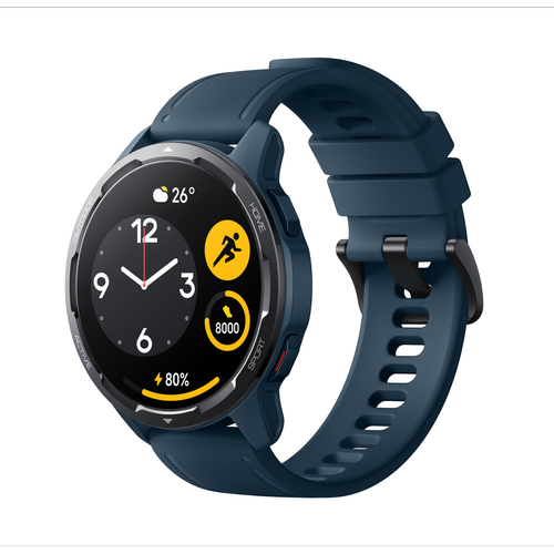 Montre Connectée femme Xiaomi Watch S1 Active GL MIWATCHACTIVEGLS1BL - Bracelet  Silicone Bleu
