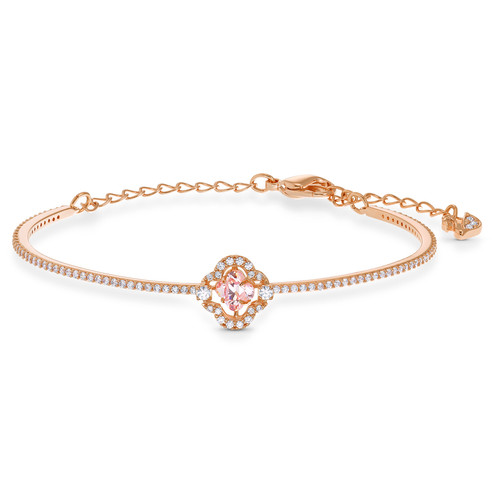 Bracelet Swarovski 5516476 - Bracelet métal rhodié rose Femme