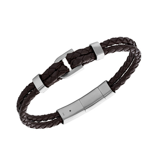 Bracelet Homme JF04203040 en cuir marron