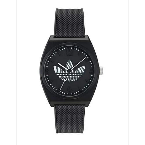 Adidas Watches - Montre Mixte Adidas Watches Street AOST23551 - Bracelet Résine Noir - Montre en Plastique Femme