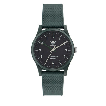 Adidas Watches - Montre Mixte Adidas Watches Street AOST22557 - Bracelet Résine Vert