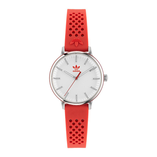 Montre mixtes Adidas Watches Code One Xsmall AOSY23029 - Bracelet Silicone Rouge