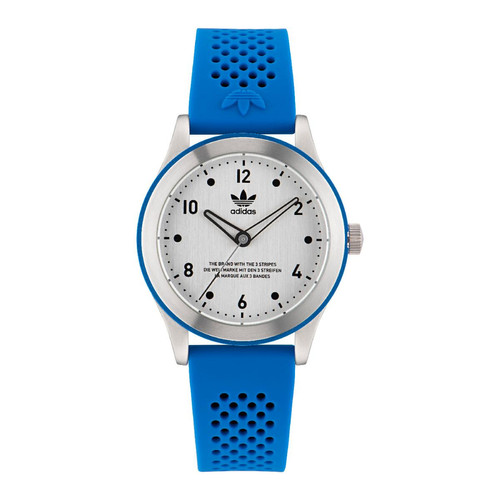 Adidas Watches - Montres mixtes Adidas Watches Code Three AOSY23032 - Montre Bleue Femme