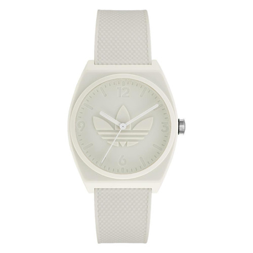 Montre mixtes Adidas Watches Project Two AOST22035 - Bracelet Silicone Blanc