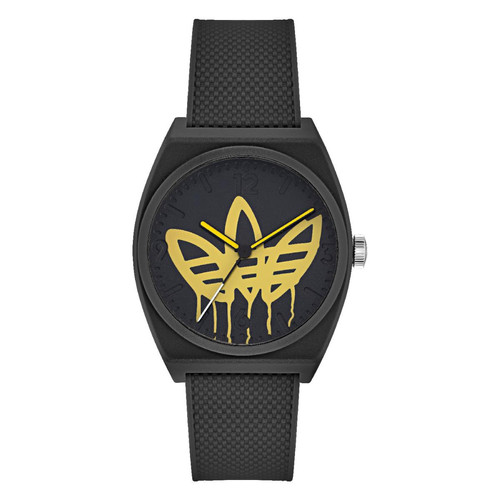 Montre mixtes Adidas Watches Project Two AOST22038 - Bracelet Silicone Noir
