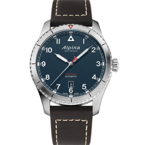 Montre Homme Alpina AL-525NW4S26 - Bracelet Cuir Marron