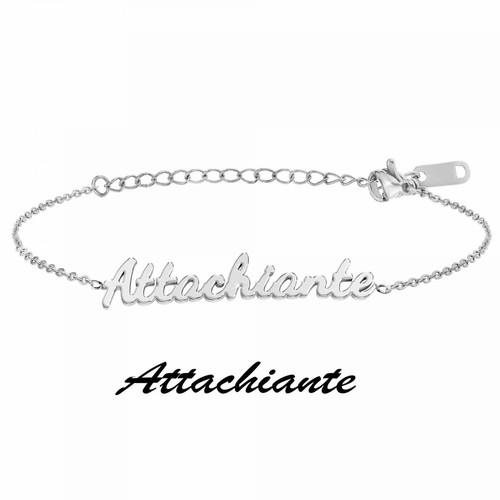 Bracelet Femme Athème - B2694-ARGENT-ATTACHIANTE Acier Argent