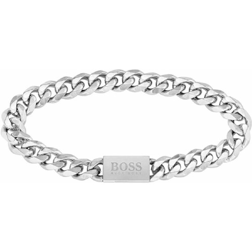Bracelet Homme Boss Bijoux Chain Link 1580144S - Acier Argent