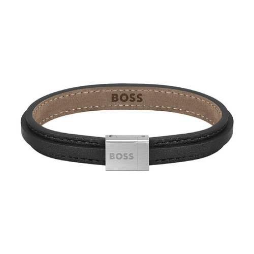 Boss - Bracelet Homme Boss Bijoux Grover 1580328S - Bracelet Cuir Homme