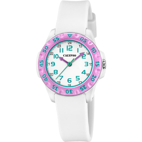 Calypso - Montre fille CALYPSO MONTRES My First Watch K5829-1 - Montre Blanche