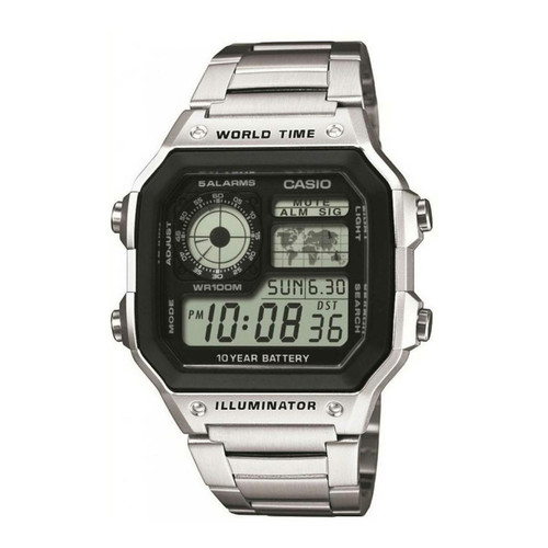 Casio - Montre Homme Casio Collection Men AE-1200WHD-1AVEF - Montre Homme Rectangulaire