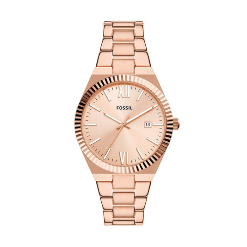 Montre femme Fossil   ES5258 - Bracelet Acier Doré rose