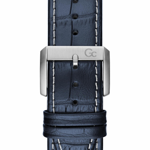 Montre Homme GC Z35004G7MF - Bracelet Cuir Bleu