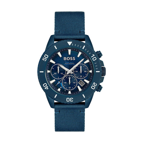 Boss - Montre Homme  Boss ADMIRAL SUSTAINABLE 1513919 - Montre Bleue Homme