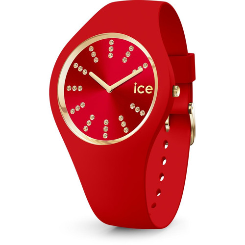 Montre Femme Ice Watch ICE cosmos 021302 - Bracelet Silicone Rouge
