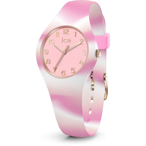 Montre Femme Ice Watch ICE tie and dye 021011 - Bracelet Silicone Rose