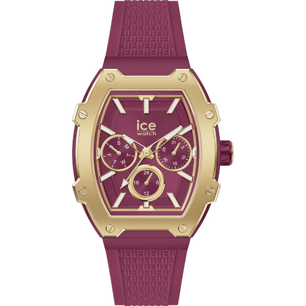 Montre Femme ICE boliday - Gold burgundy - Alu - Small - MT