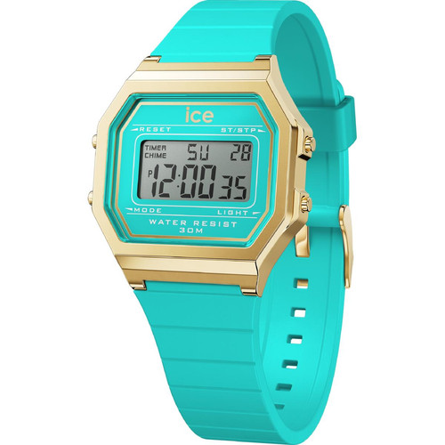 Montre Femme Ice-Watch ICE digit retro - Blue curacao - Small - 022055