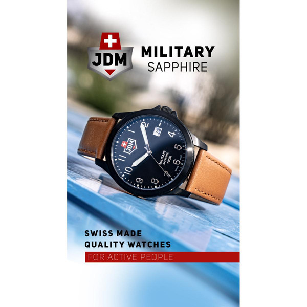 Montre Homme JDM Military Marron JDM-WG001-02