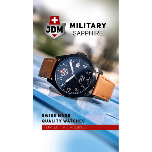 Montre JDM Military Homme Cuir JDM-WG001-04
