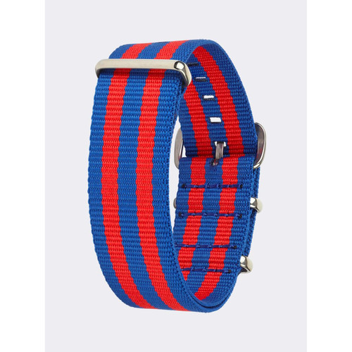 Bracelet nato bleu et rouge