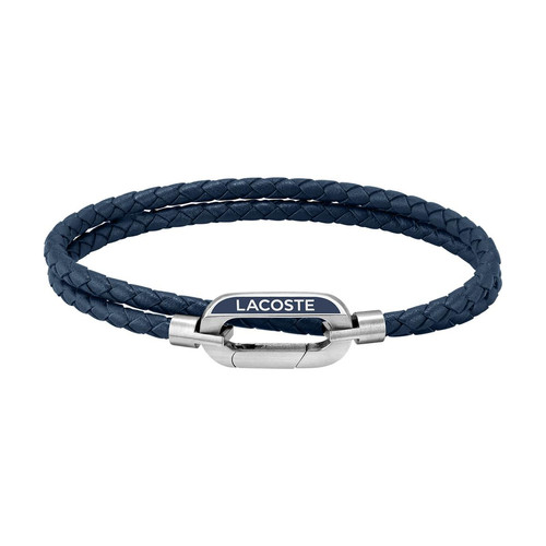 Lacoste - Bracelet Lacoste 2040112 - Bracelet Cuir Noir