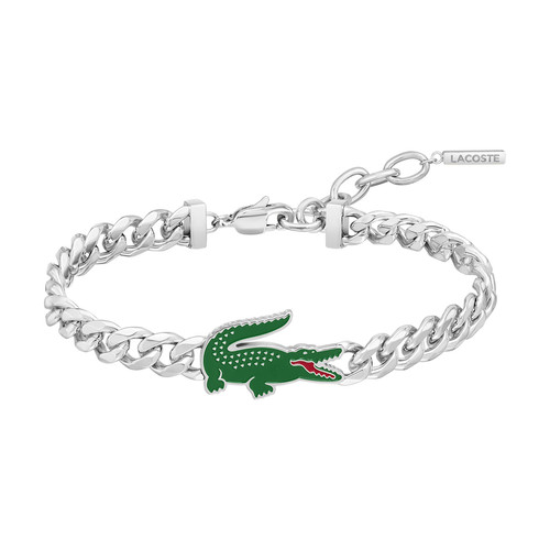 Lacoste - Bracelet Homme Lacoste Arthor 2040226 - Bracelet Argenté