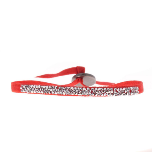 Bracelet Femme Les Interchangeables  - Bracelet Ultra Fine Rocks Rouge