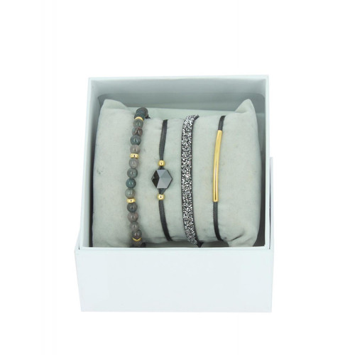 Bracelet Femme Les Interchangeables A56384 - Strass Box Fabric 4