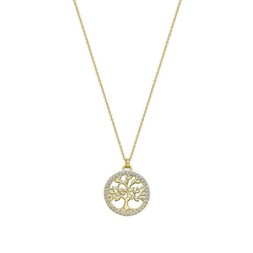 Lotus Silver - Collier et pendentif Lotus Silver Tree Of Life LP1746-1-2 - Bijoux Femme - Cadeau de Noel