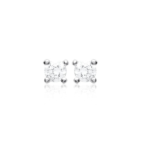Maison de la Bijouterie - Boucles d'oreilles mixte Oxyde de Zirconium argent rhodié - Z5055Z03 - Bijoux en argent femme