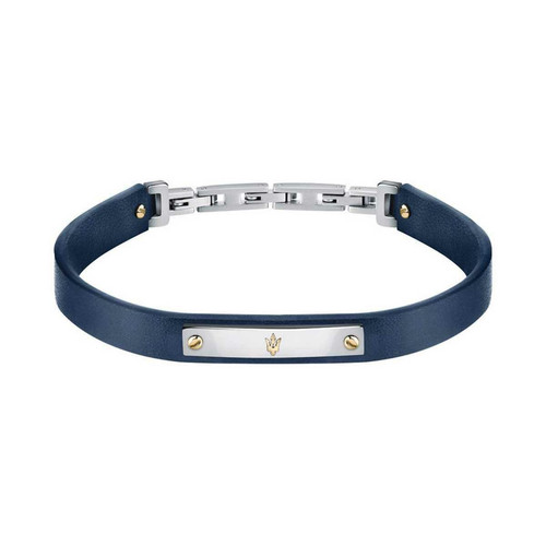 Bracelet Homme - JM222AVE06 Cuir Bleu