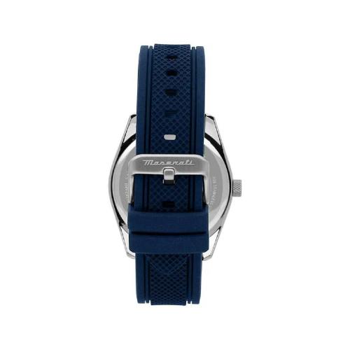 Montre Homme Maserati Attrazione - R8851151005 Bracelet Silicone Bleu