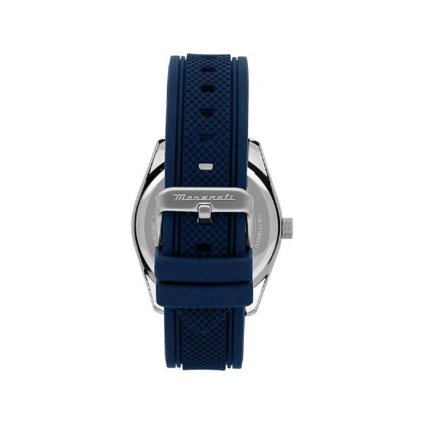 Montre Homme Maserati Attrazione - R8851151007 Bracelet Silicone Bleu