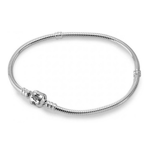 Pandora - Bracelet Maille Serpent Pandora Moments - Bracelet Argenté pour Femme