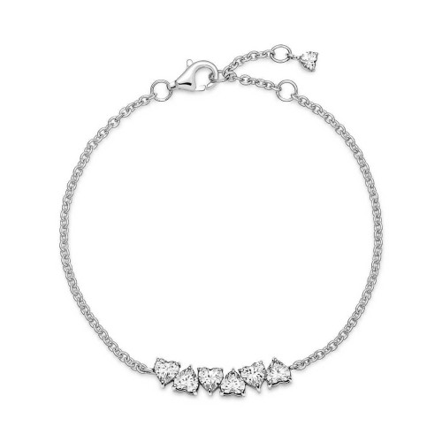Bracelet Chaîne Pandora Timeless - Infinité de Cœurs Scintillants