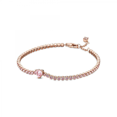 Pandora - Bracelet Rivière Pavé avec cristaux rose  Pandora Timeless - Bracelet Femme