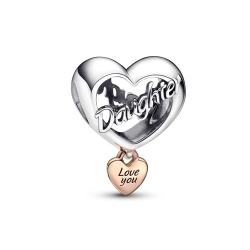 Pandora - Charm Cœur Love You Daughter - Charms en Argent