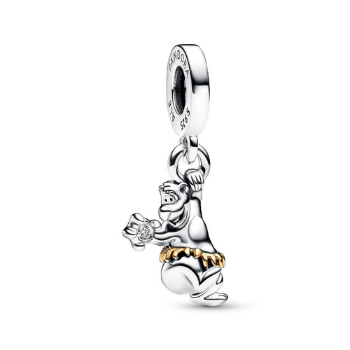 Pandora - Charm Pendant Disney 100e Anniversaire Baloo avec diamant de synthèse 0.009 ct tw - Pandora disney