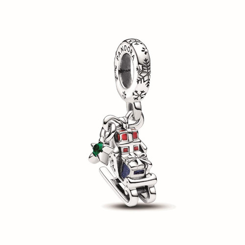 Pandora - Charm Pendant Traîneau du Père Noël 2023 - Bijoux Mode