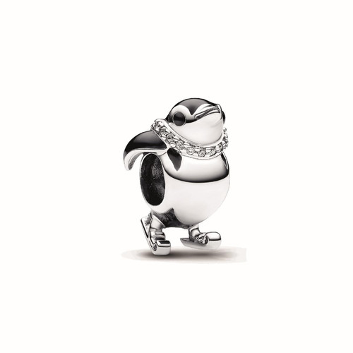 Pandora - Charm Pingouin à Skis - Bijoux - Cadeau de Noël