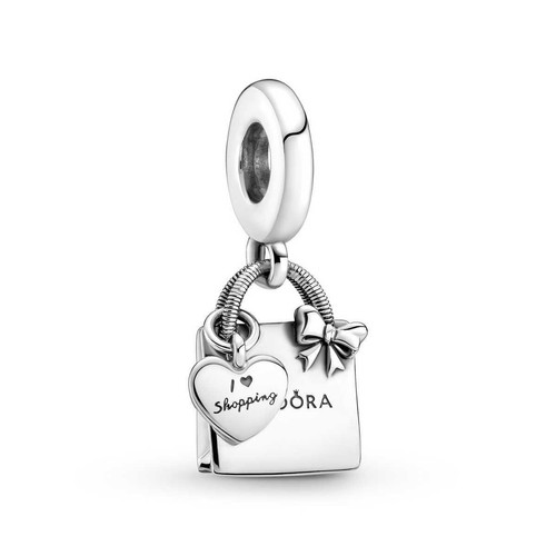 Pandora - Charm Pendant Sac Shopping Pandora Moments - Bijoux Argent Femme