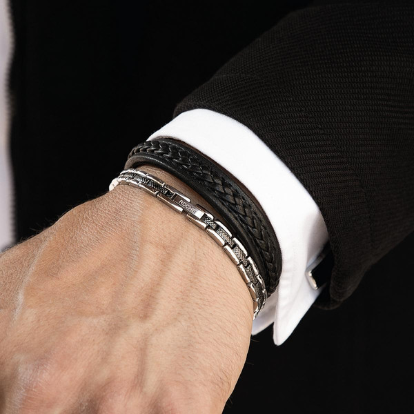 Bracelet Homme Rochet Noir HB79