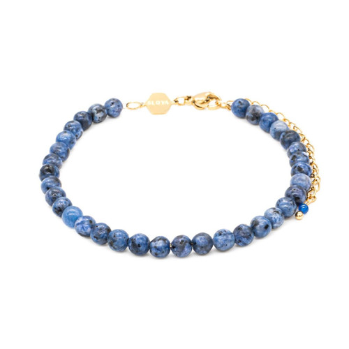 Sloya - Bracelet Femme Sloya  Serena en pierres Sodalite - Bijoux Bleu