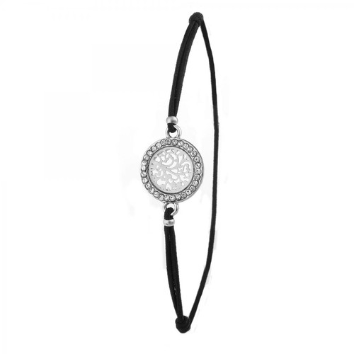 So Charm Bijoux - Bracelet Femme So Charm Bijoux B1368 - Bracelet Cuir Noir